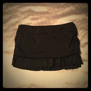 Elegant Black Swim Skirt